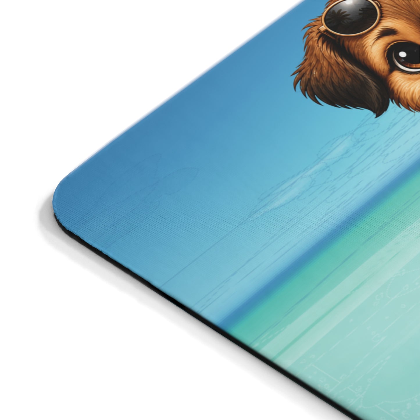 Novi Zonneschijn en Pootjes Muismat | Zomerse Puppy Mousepad | Creatieve Aap