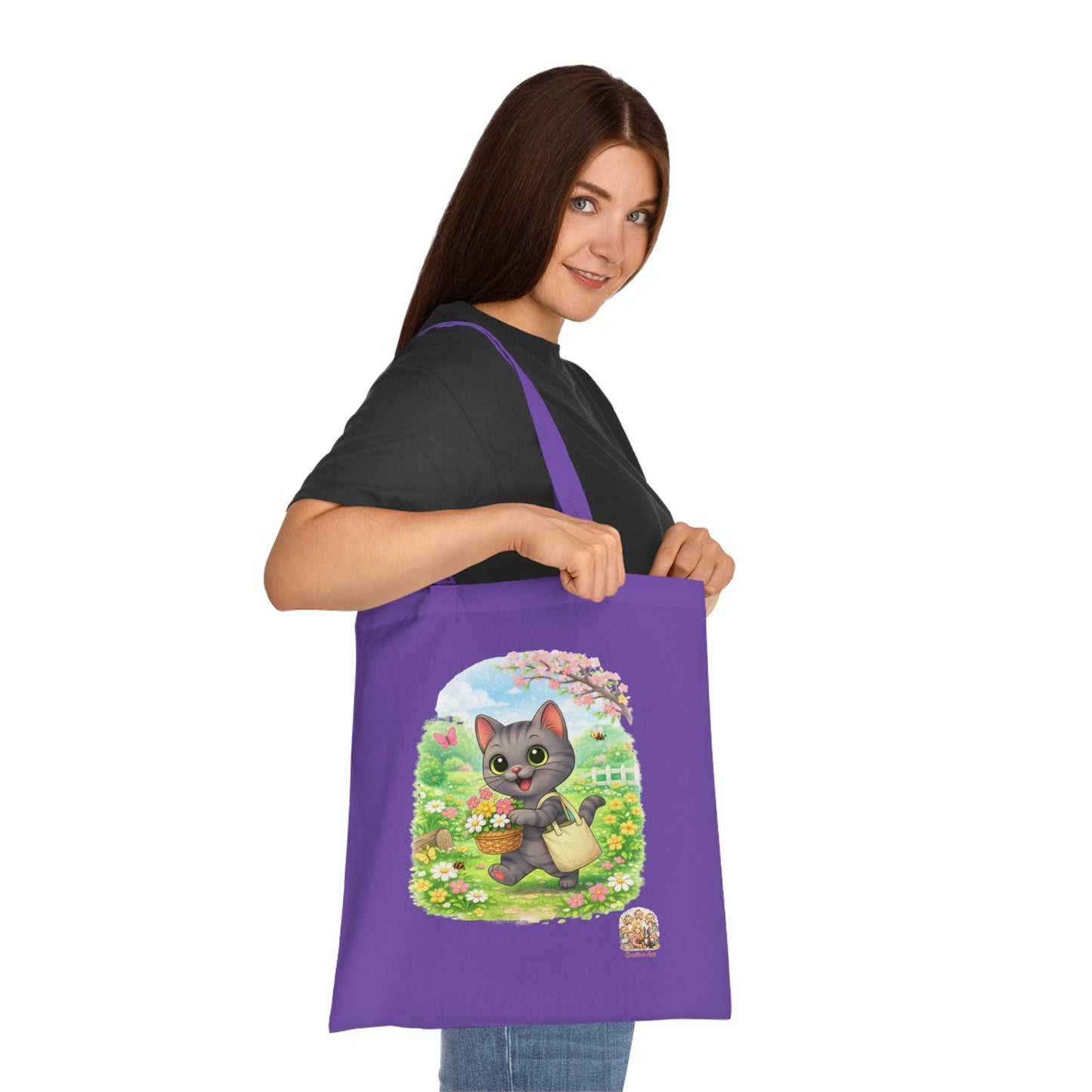 Shelby Lente Tote Bag – Katoenen Shopper met Bloemen | Lente 2026