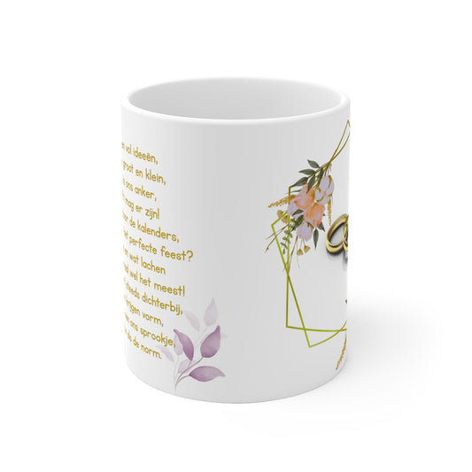 Verloving & Bruiloft Plannen Mok β Romantische Tekst β 325 ml & 440 ml Printify