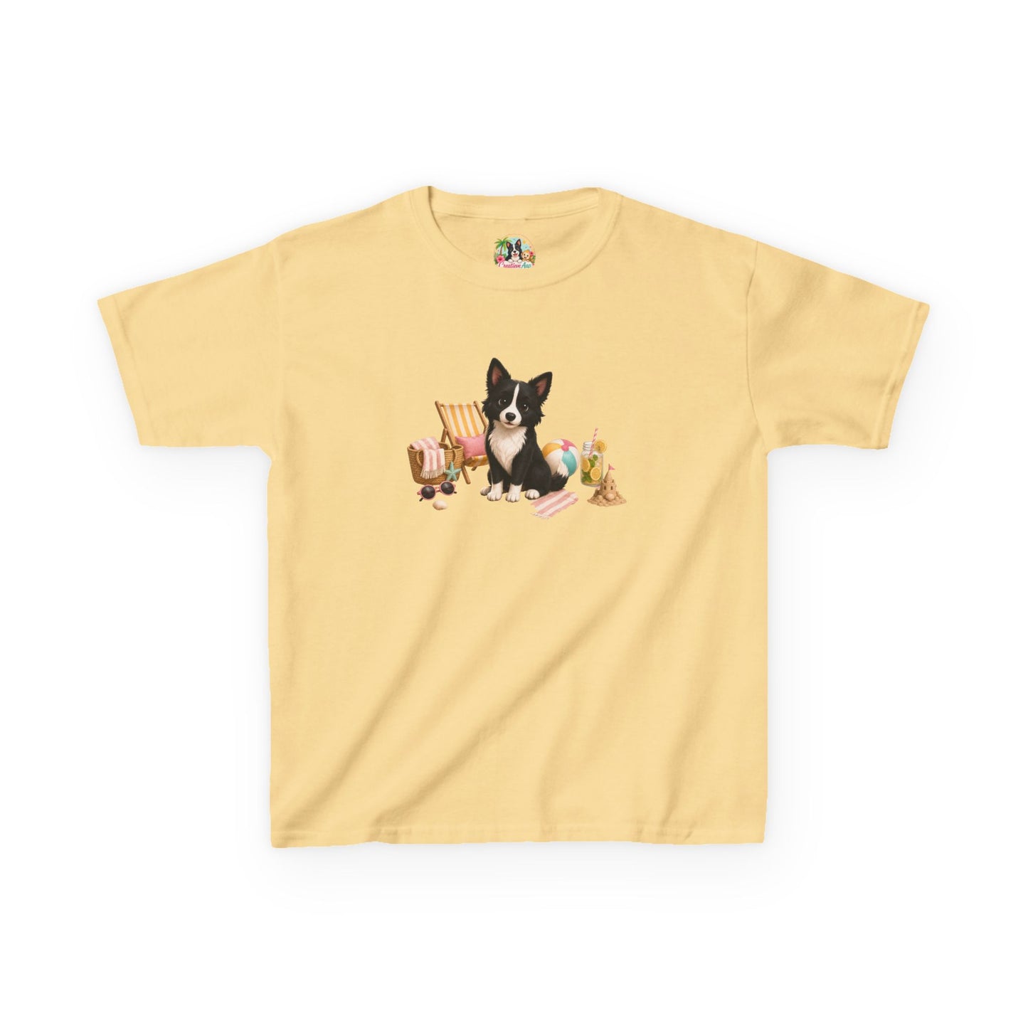 Nikita Zomer Kinder T-Shirt β Schattig Hond Shirt voor Kinderen | Creatieve Aap