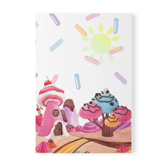 Kawaii Snoepwereld A5 Notitieboek β Zoete Fantasiewereld β Gelinieerd β 150 Pagina's