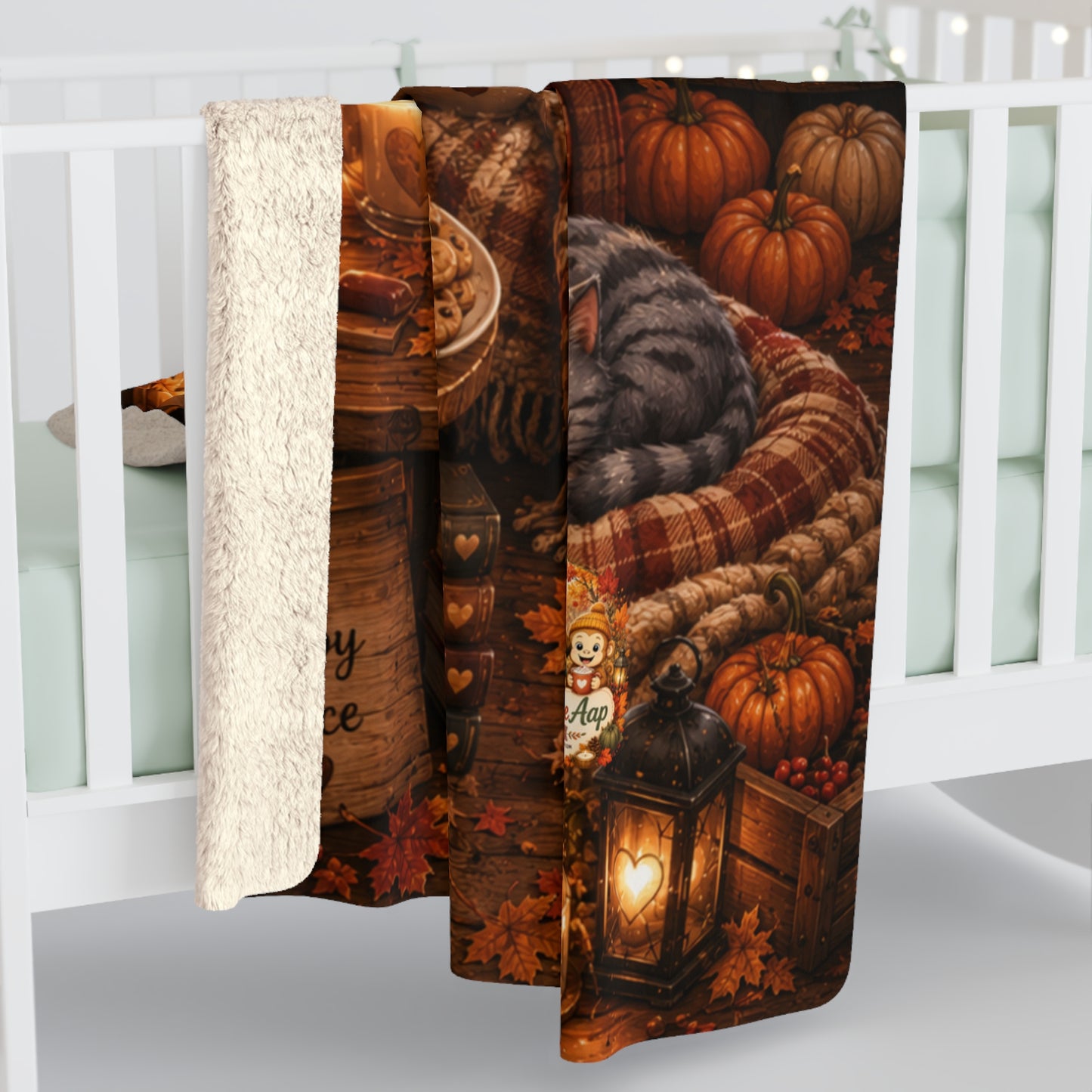 Shelby Reading Corner Sherpa Fleece Blanket | Herfst 2026 | Creatieve Aap