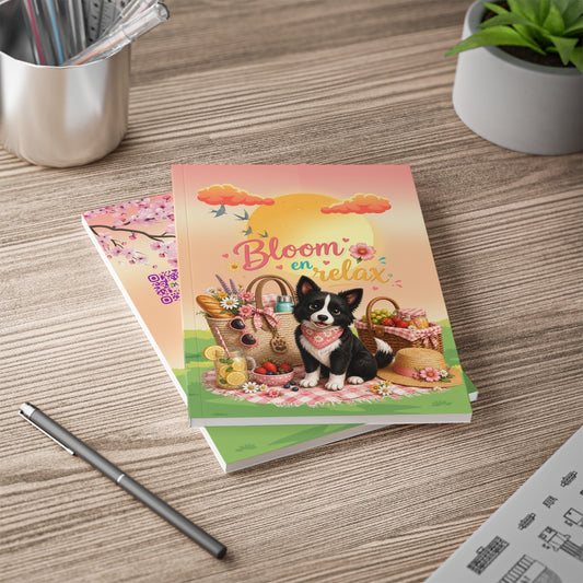 Bloom en Relax Nikita Notebook A5 | Bullet Journal | Dagboek | Schrift | Creatieve Aap