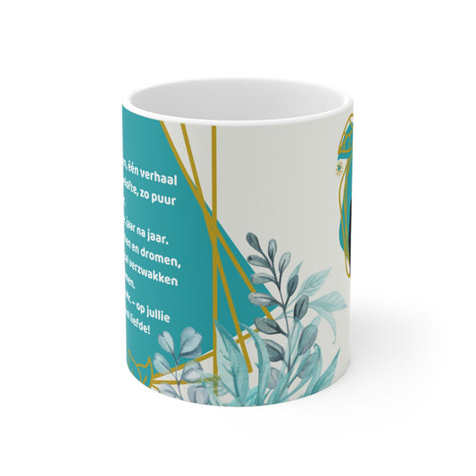 Mr. & Mr. Huwelijksmok β Liefdesvolle Cadeaumok (325 ml & 440 ml) Printify