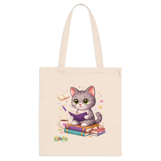 Canvas Tote Bag Shelby – Boekenliefhebber Tas | Creatieve Aap