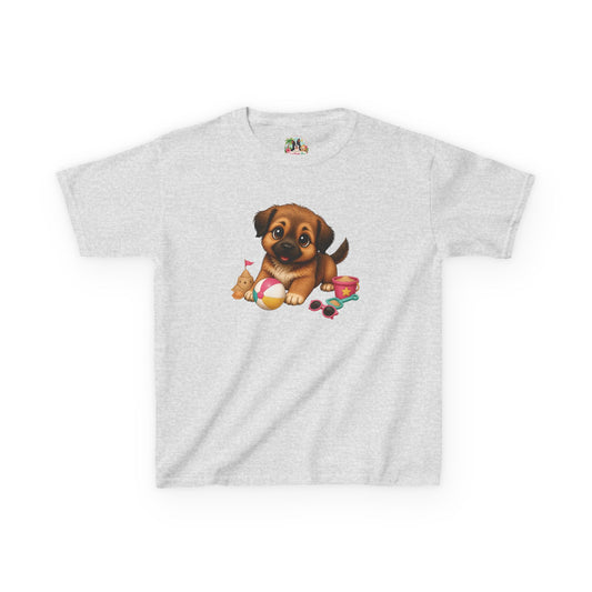 Novi Zomer Kinder T-Shirt – Schattig Puppy Shirt voor Kinderen | Creatieve Aap