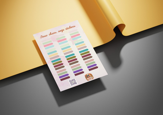 Herfst Tabs Planner Vinyl Stickers | Planner Tabs | A6 & A5 | Handmade | Creatieve Aa