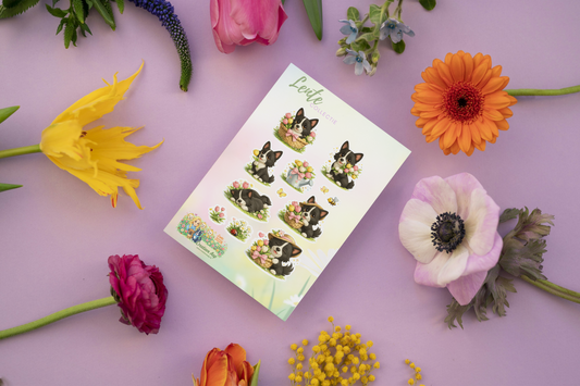 Nikita Planner Stickers – Lente Collectie 2026 | Hond Kawaii