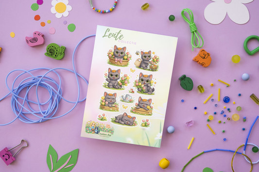 Shelby Planner Stickers – Lente Collectie 2026 | Kat Kawaii