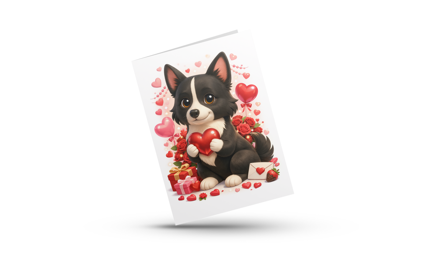 💕 Valentijn Wenskaart Nikita – A6 Gevouwen