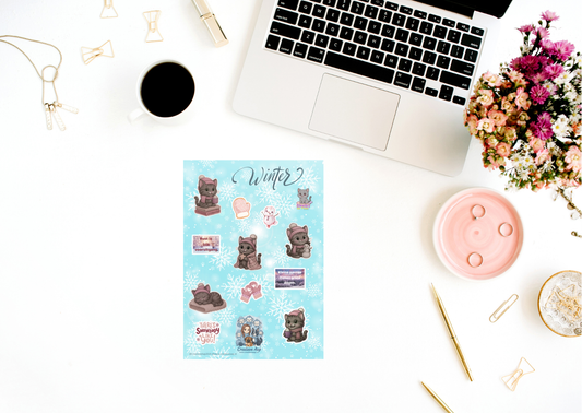 ❄️ Winter Planner Stickers – Shelby Collectie