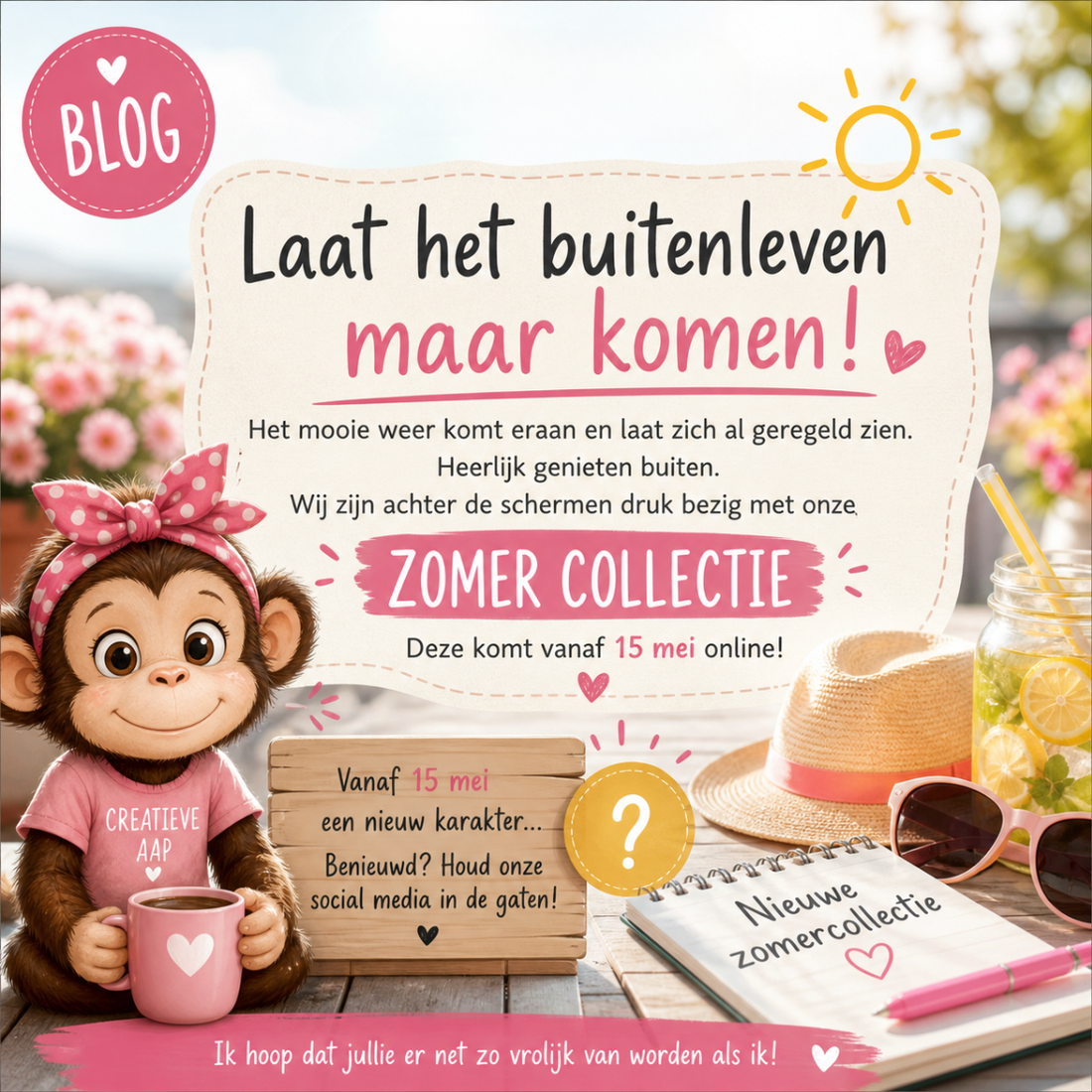 Laat het buitenleven maar komen: onze zomercollectie komt eraan ☀️🌿