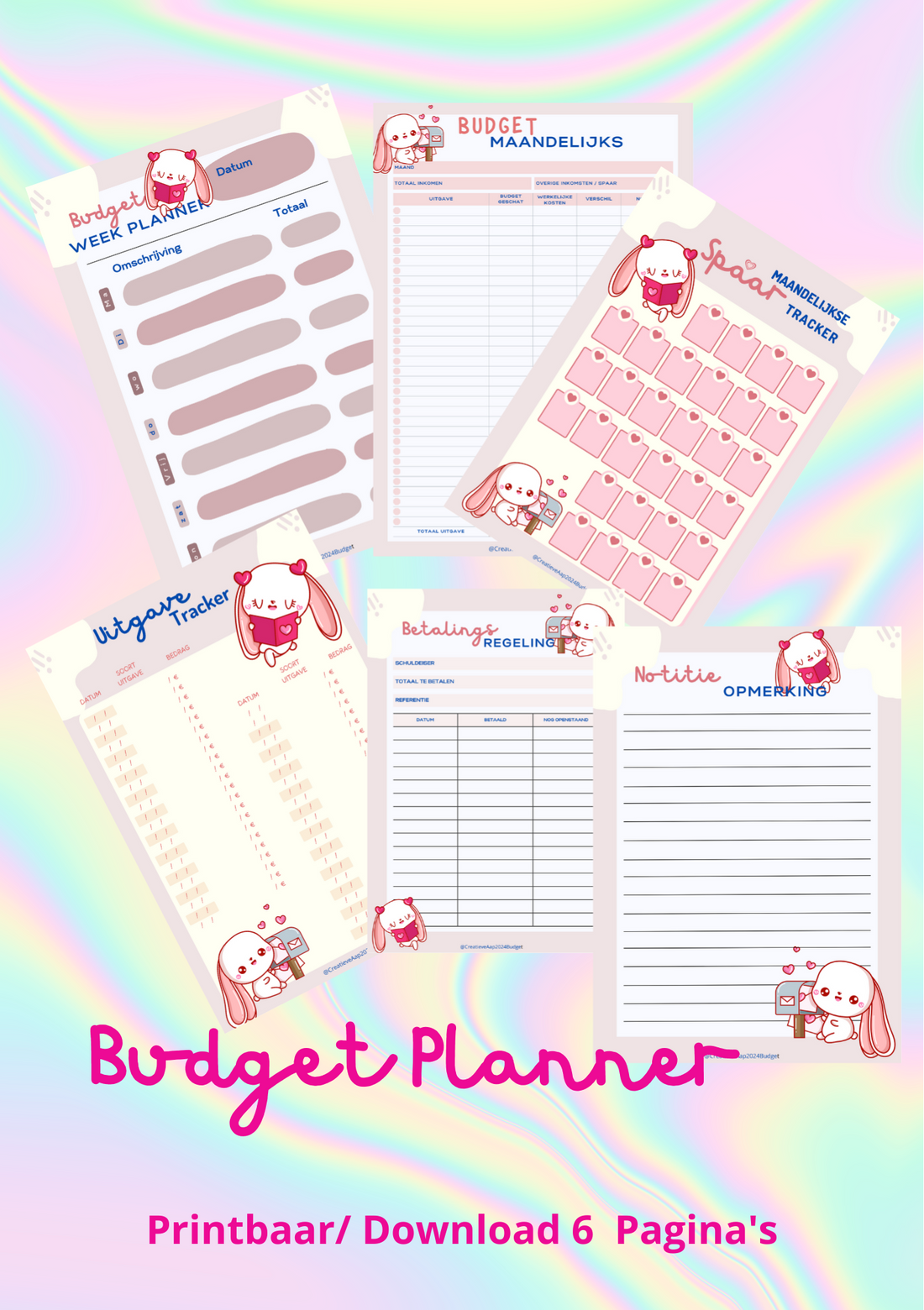 Ontdek-Financiële-Vreugde-met-Kawaii-Budget-Bliss Creatieve Aap