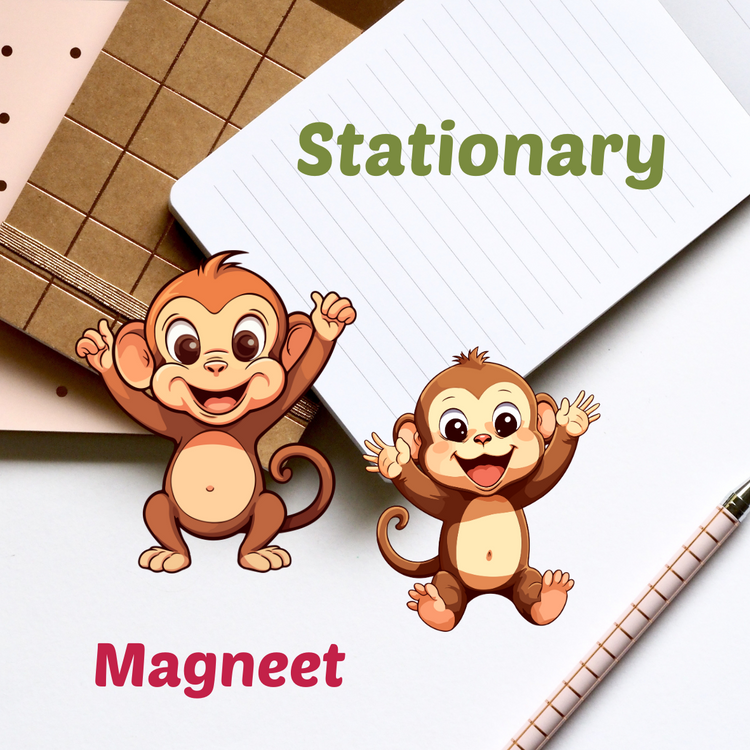 Magneet Creatieve Aap