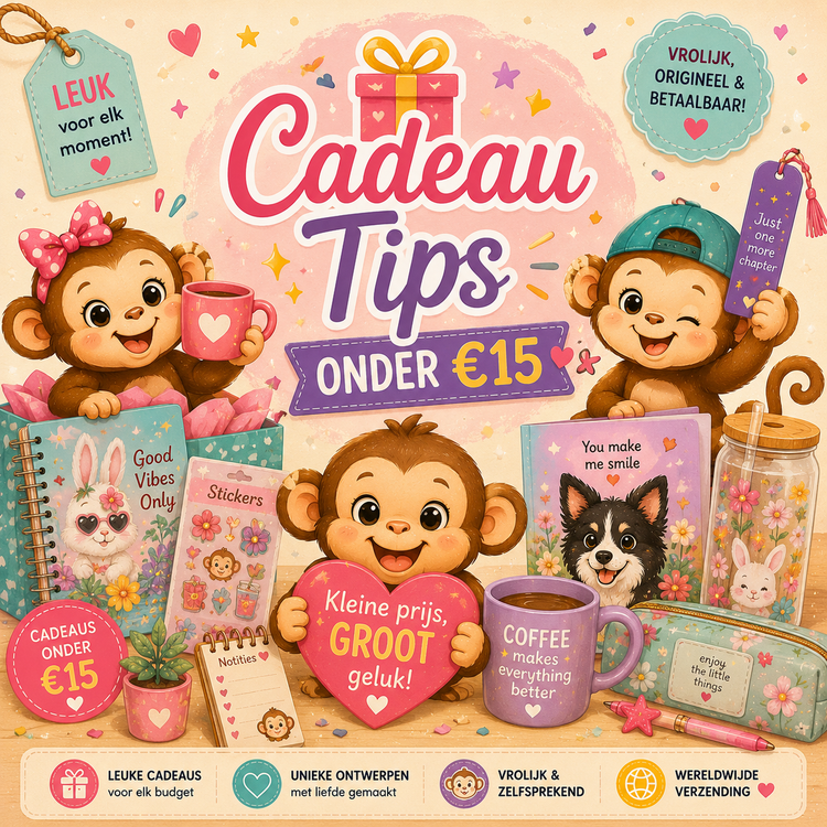 🎁 Cadeau Tips Onder €15
