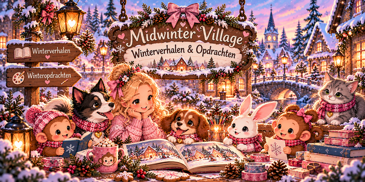 Midwinter Village – Winterverhalen & Opdrachten