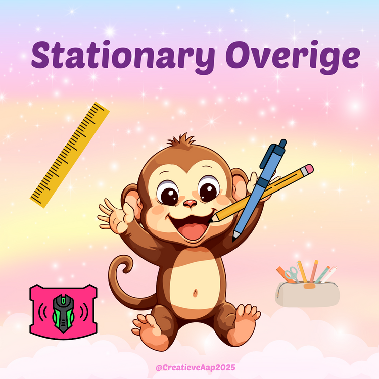 ✨ Stationary Overige – Alles voor een vrolijk en creatief bureau! Creatieve Aap