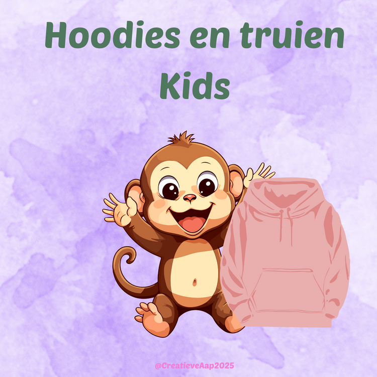 Hoodies & Truien voor Kids Creatieve Aap