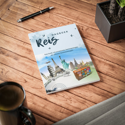 Reis Dagboek Notebook A5 | Travel Journal | Vakantie Dagboek | Bullet Journal | Creatieve Aap