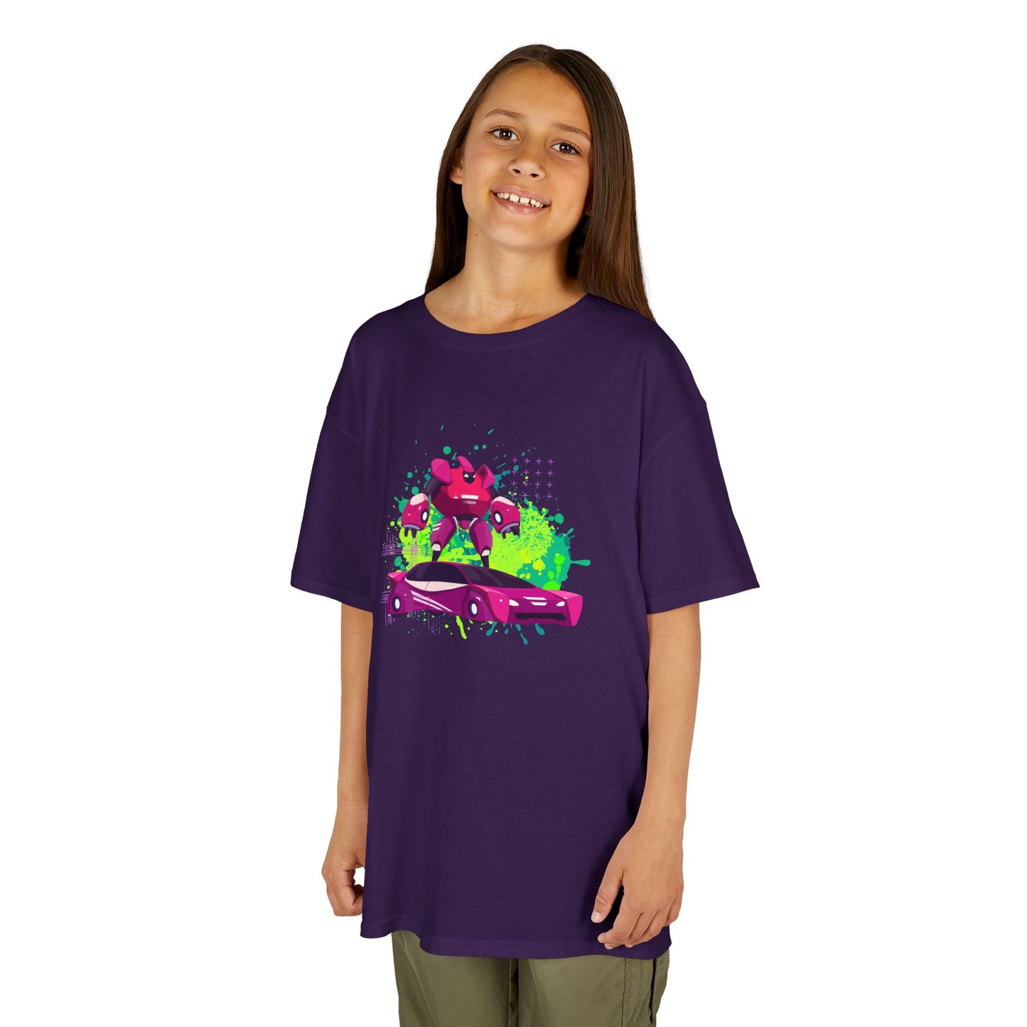 Kinder T-shirt – Robot Car Power
