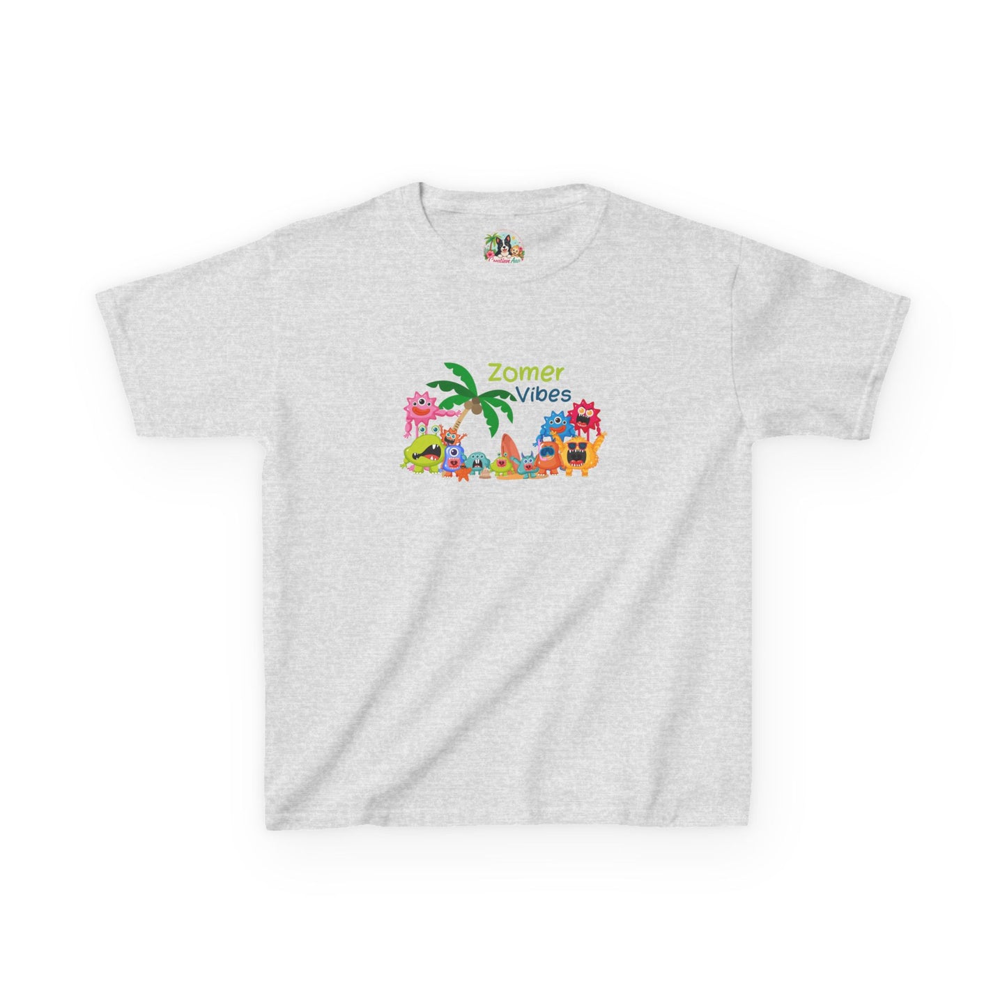 Zomer Monsters Kinder T-Shirt – Vrolijk Zomer Vibes Shirt voor Kinderen | Creatieve Aap