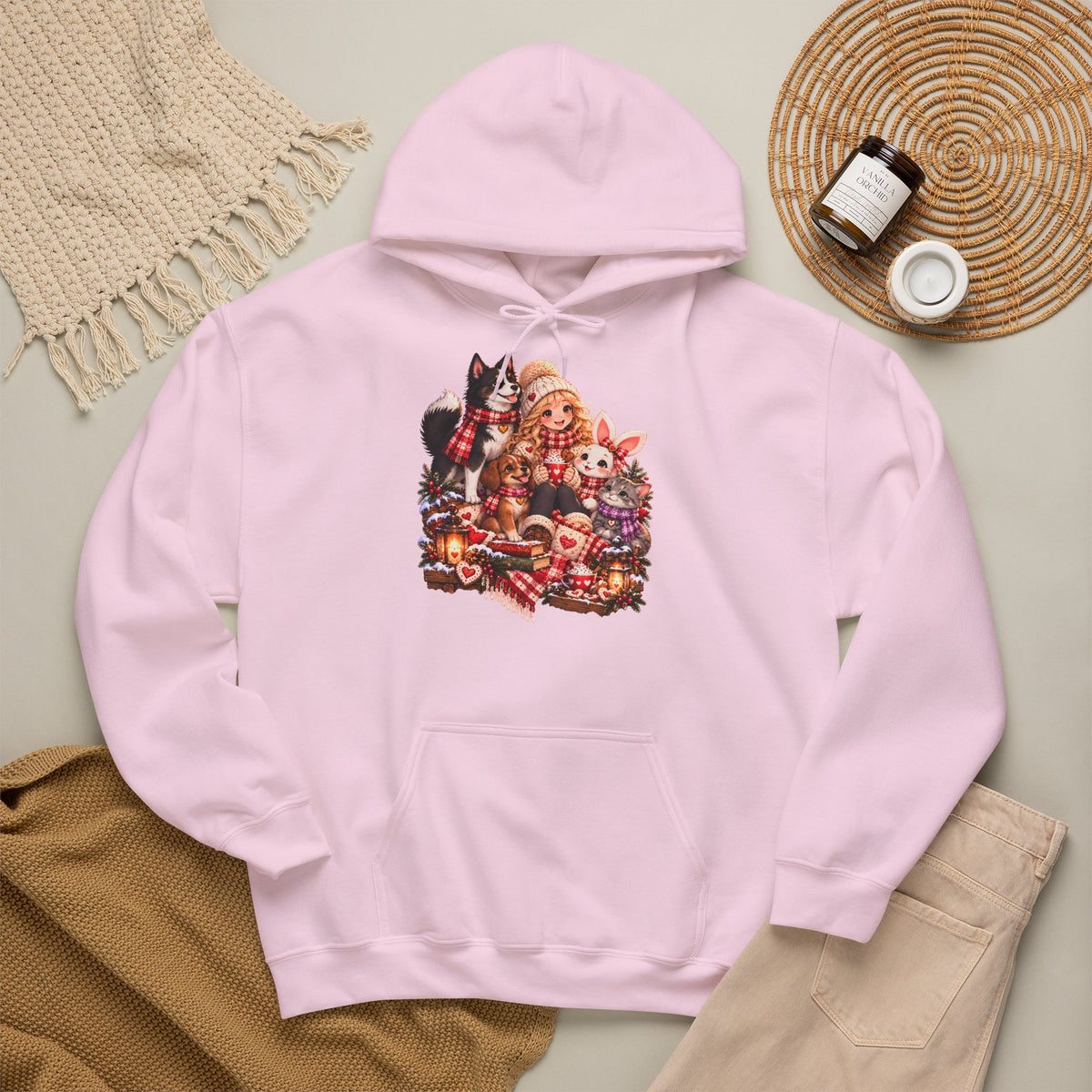 Midwinter Village – Wintergezelligheid | Unisex Hoodie
