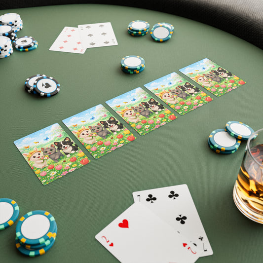 Nikita, Maggie & Shelby Lente Speelkaarten – Fleurig Pokerdeck met Dieren & Bloemen
