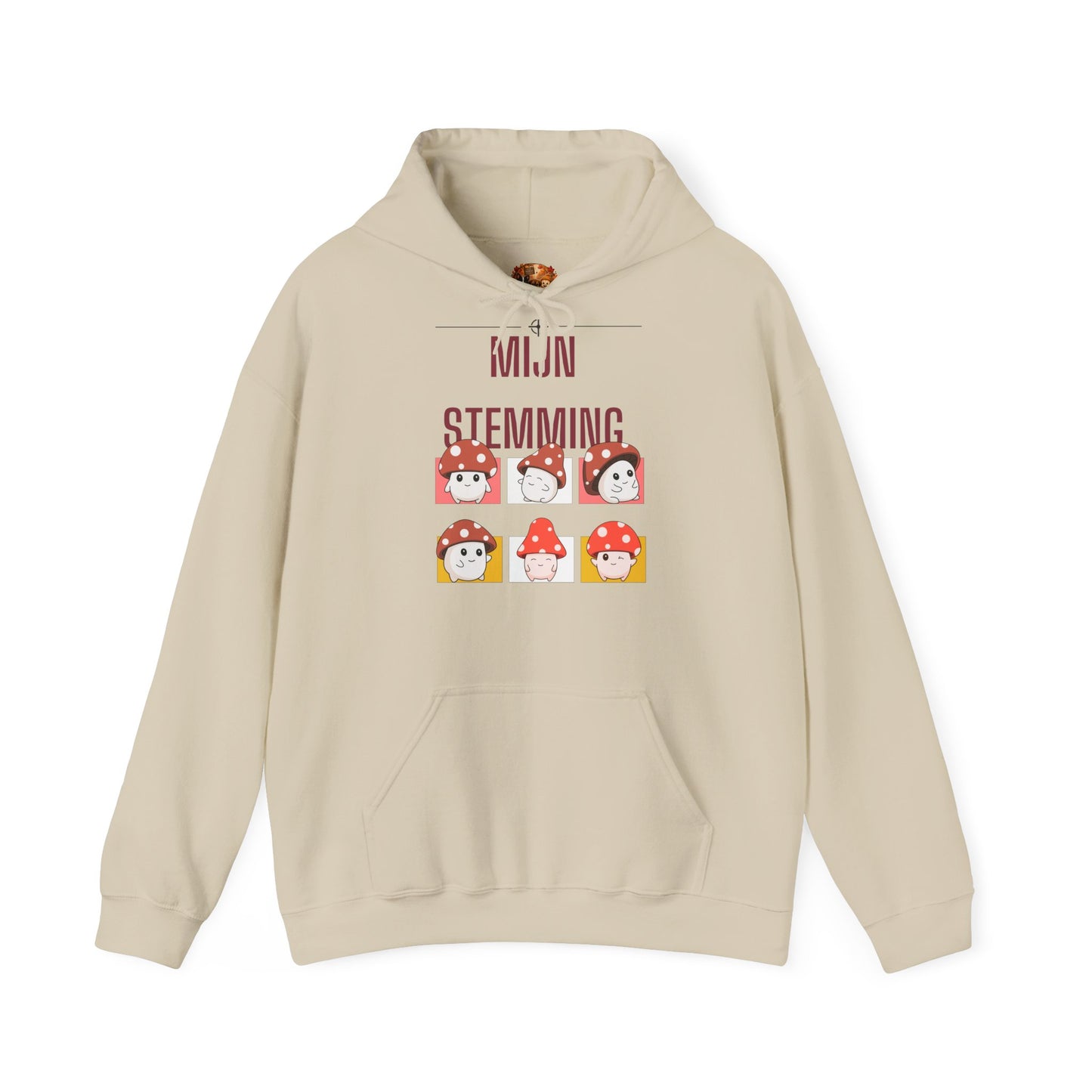 Mijn Stemming Hoodie – Unisex Herfst Hoodie | Kawaii Paddenstoel Hoodie | Gildan 18500