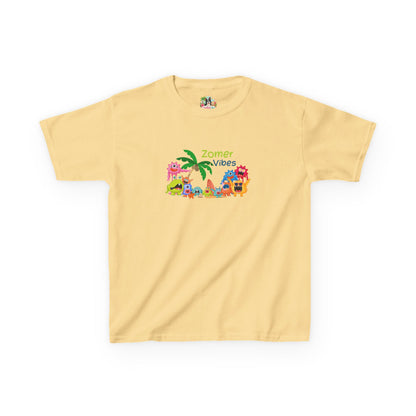 Zomer Monsters Kinder T-Shirt – Vrolijk Zomer Vibes Shirt voor Kinderen | Creatieve Aap