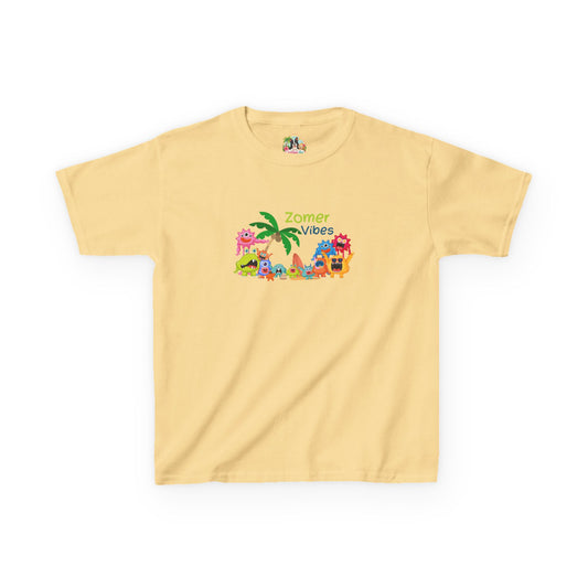 Zomer Monsters Kinder T-Shirt – Vrolijk Zomer Vibes Shirt voor Kinderen | Creatieve Aap