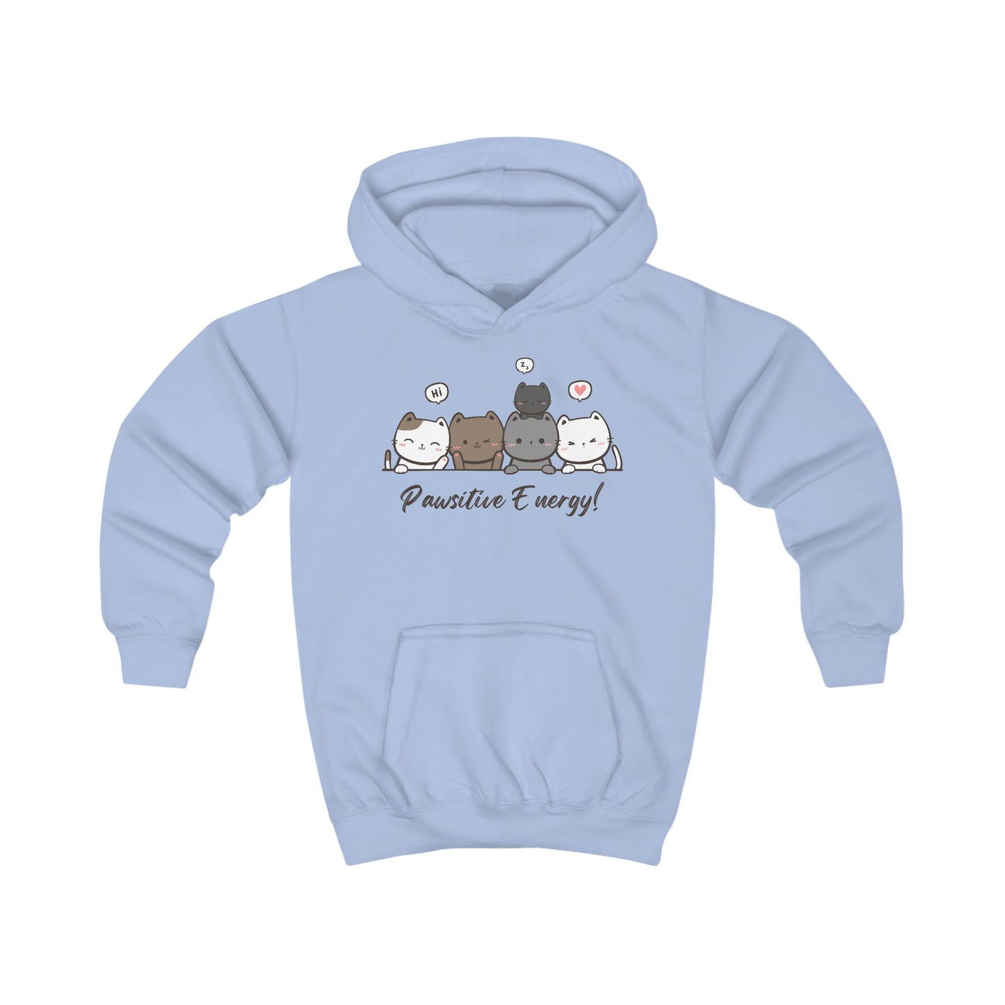 Kinder Hoodie – Pawsitive Energy!