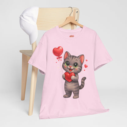 Valentijn T-shirt Shelby 2026 – Unisex Adult | Light Pink, Natural & White