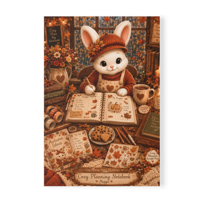 Maggie Cozy Planning A5 Notebook | Herfst 2026 | Lijn Notitieboek | Creatieve Aap