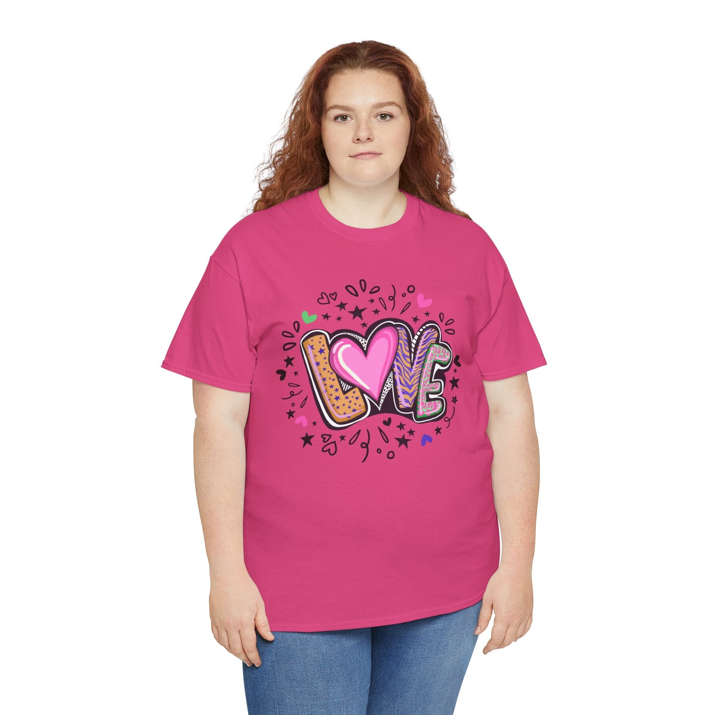 Valentijn Shirt LOVE Flower – Unisex Adult T-Shirt | Gildan 5000 | Valentijn 2026