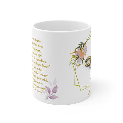 Verloving & Bruiloft Plannen Mok – Romantische Tekst – 325 ml & 440 ml Printify