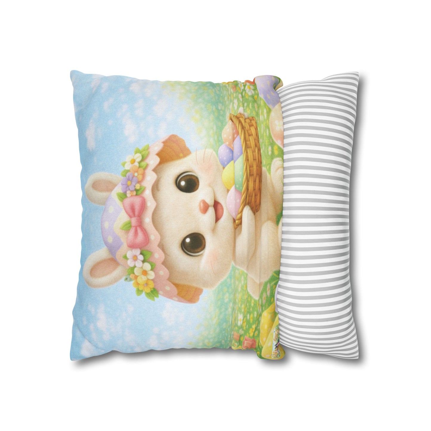 Maggie Paas Sierkussen Hoes – Eigen Creatieve Aap Design | Lente Decoratie | 35x35 of 40x40 cm