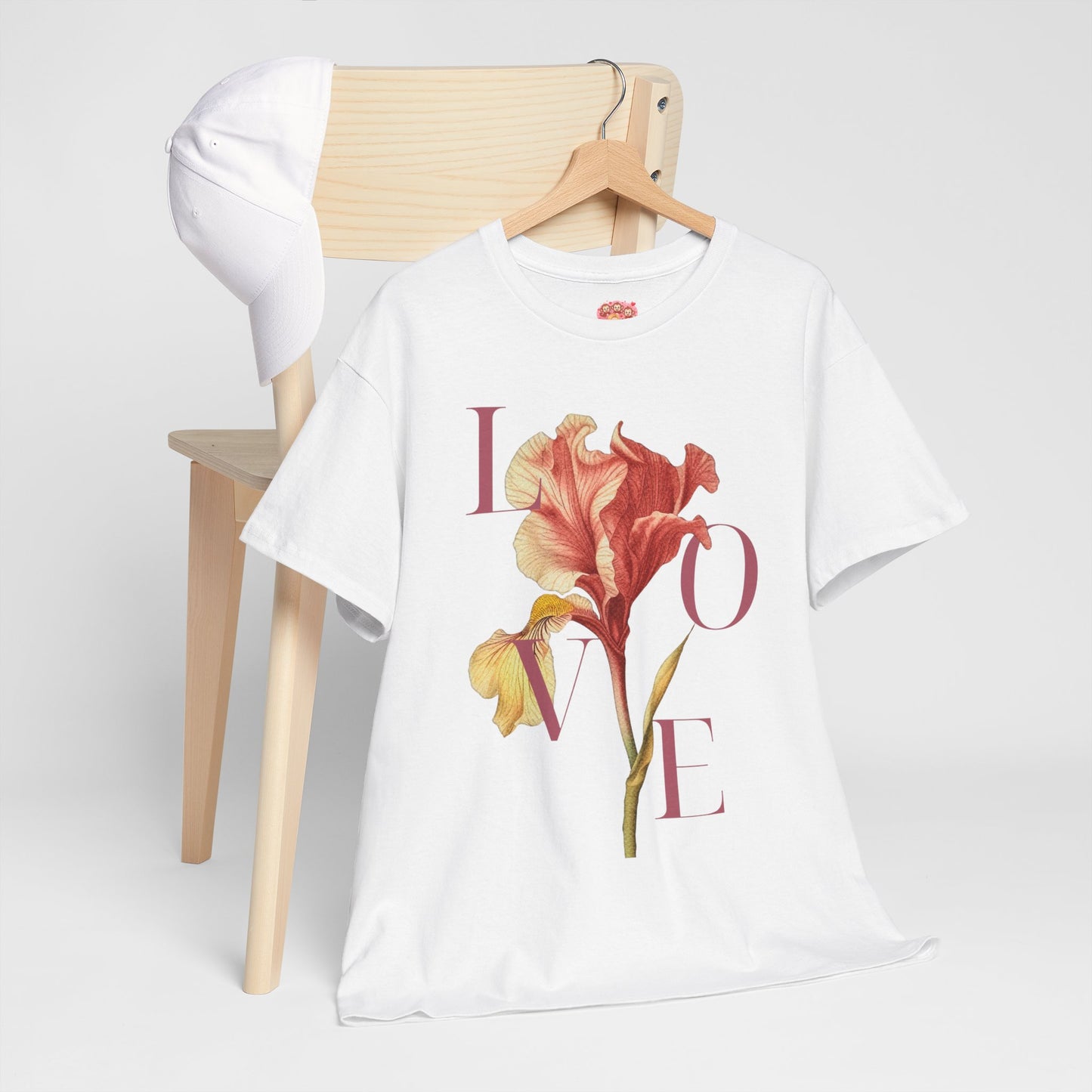 Valentijn Shirt LOVE Flower – Unisex T-Shirt Adult | Gildan 5000 | Valentijn 2026