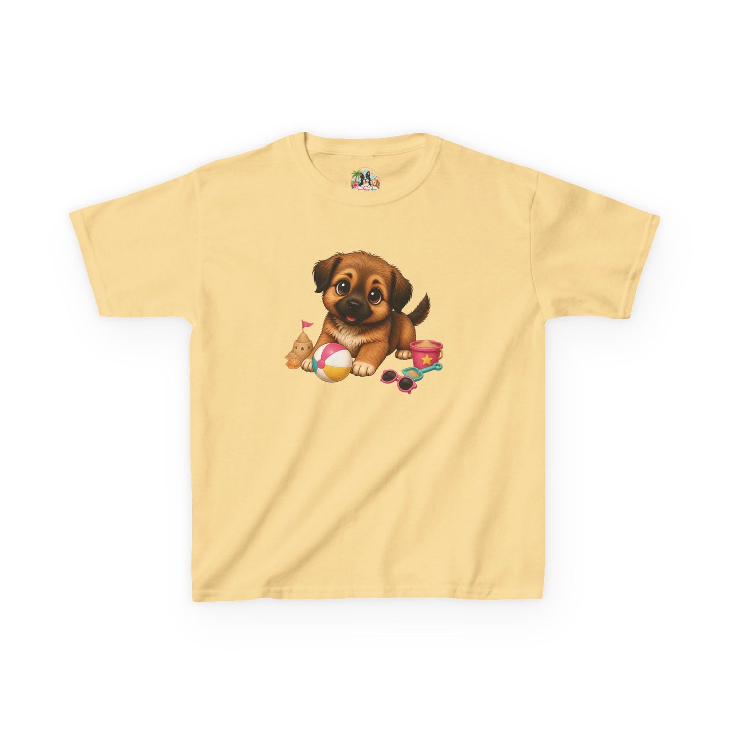 Novi Zomer Kinder T-Shirt – Schattig Puppy Shirt voor Kinderen | Creatieve Aap