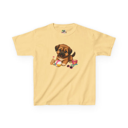 Novi Zomer Kinder T-Shirt – Schattig Puppy Shirt voor Kinderen | Creatieve Aap