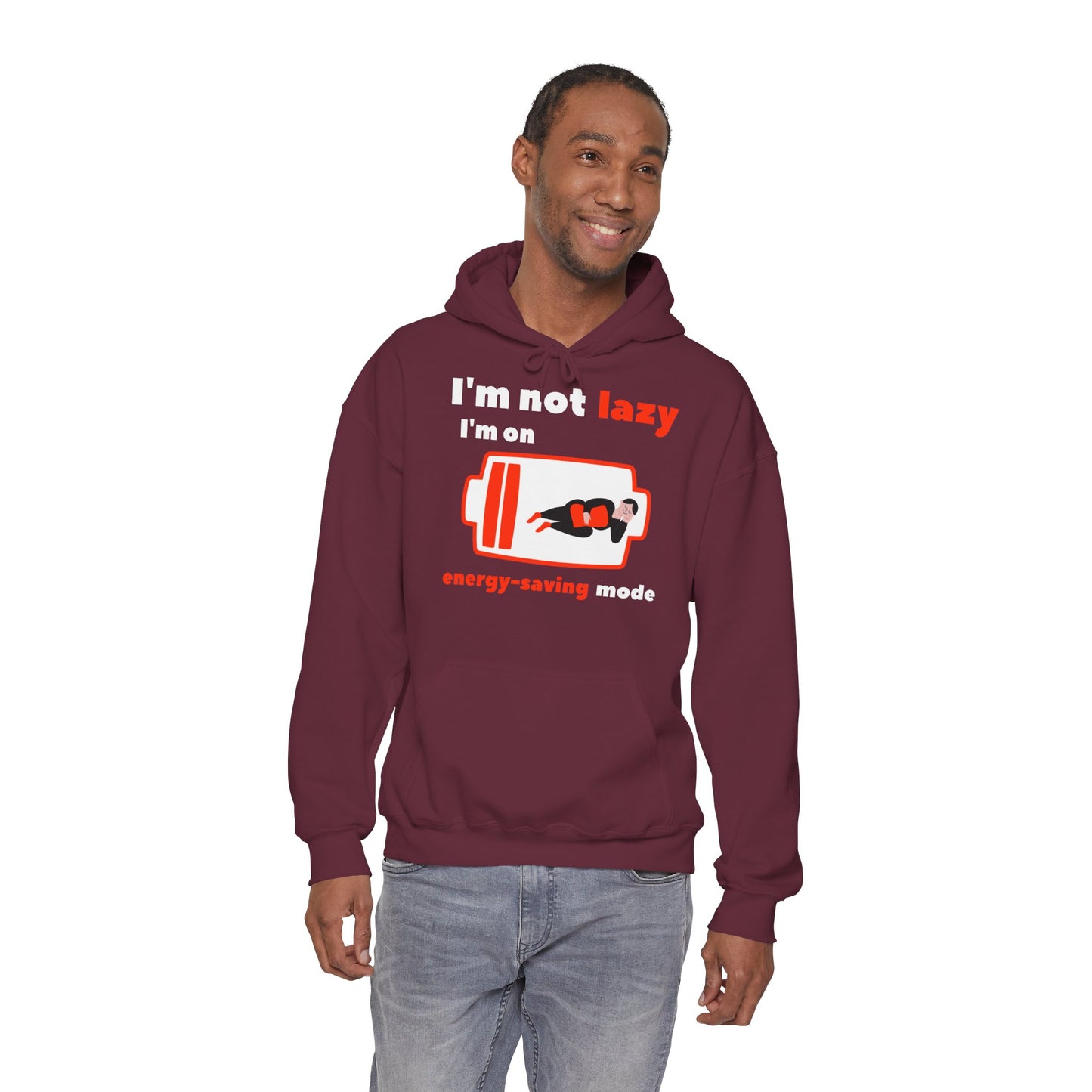 Unisex Heavy Blend™ Hooded Sweatshirt – Energy-Saving Mode Hoodie