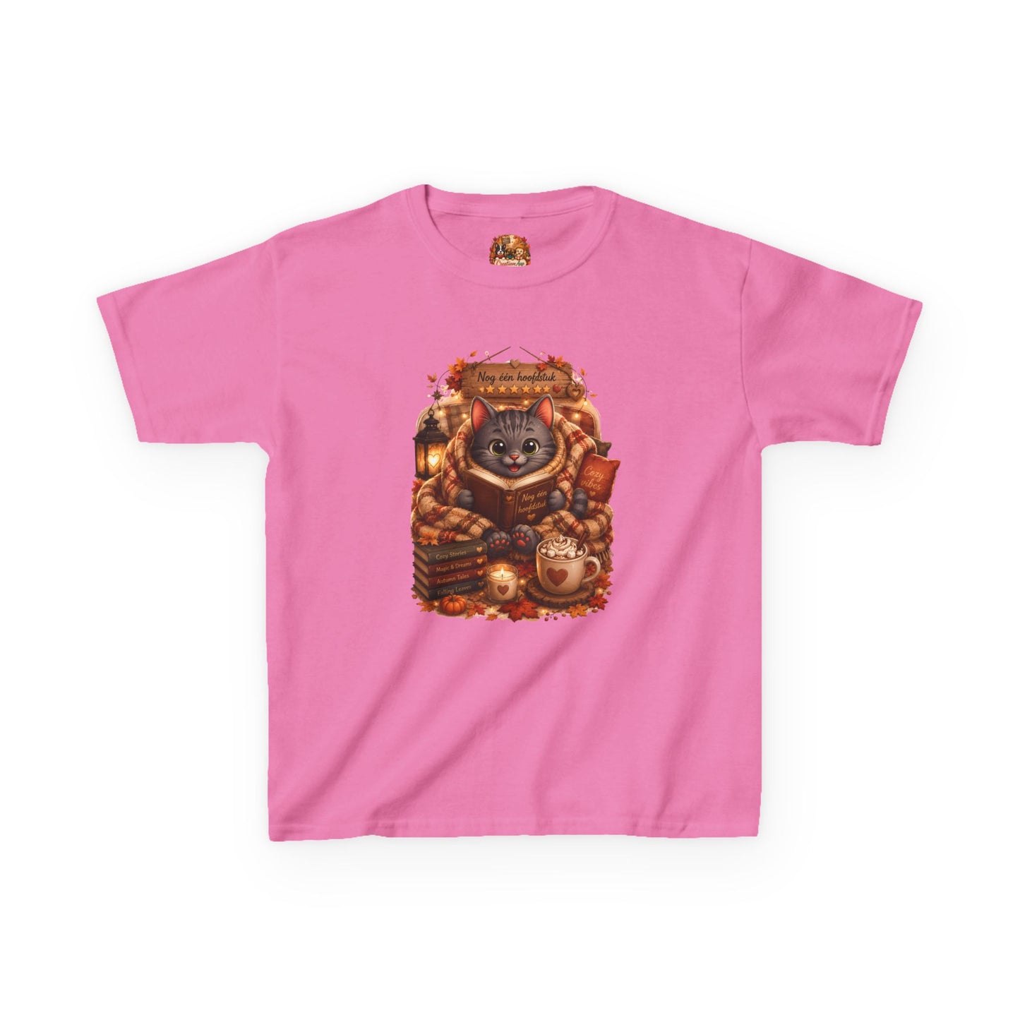 Shelby – Nog Eén Hoofdstuk Kinder T-shirt | Herfst 2026 | Creatieve Aap