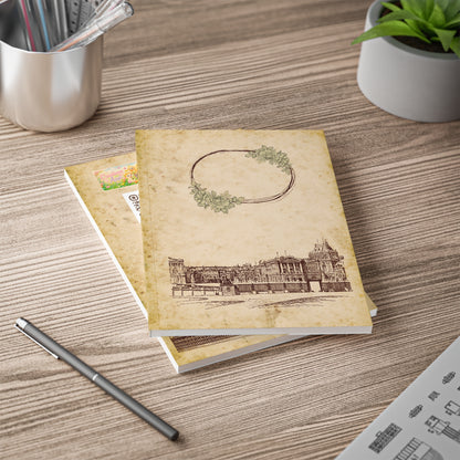 Historisch Stadsgezicht A5 Notitieboek – Gelinieerd – 150 Pagina's – Matte Kaft