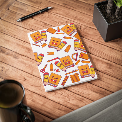 Kawaii Notes A5 Notitieboek – Schattige Schoolspullen – Gelinieerd – 150 Pagina's