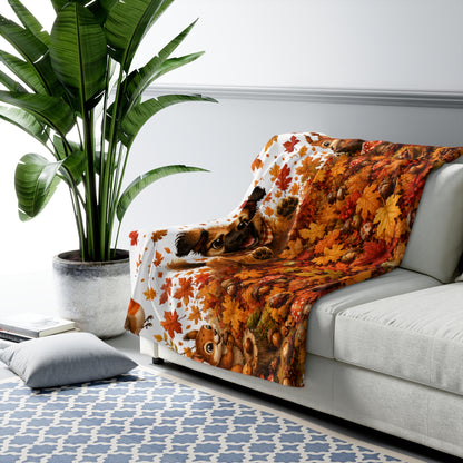 Novi Leaf Adventure Sherpa Fleece Blanket | Herfst 2026 | Creatieve Aap