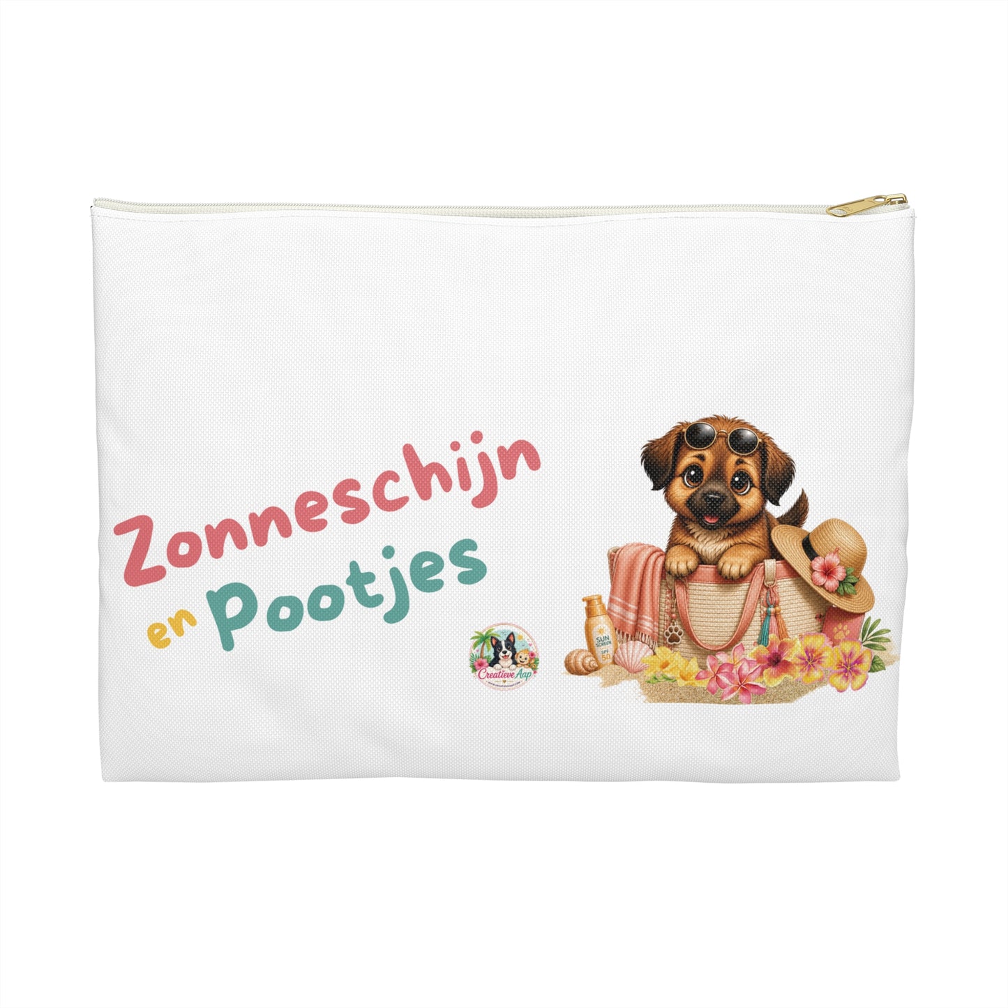 Zonneschijn en Pootjes Novi Opberg Etui – Zomer Make-up Tas & Reis Organizer