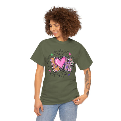 Valentijn Shirt LOVE Flower – Unisex Adult T-Shirt | Gildan 5000 | Valentijn 2026