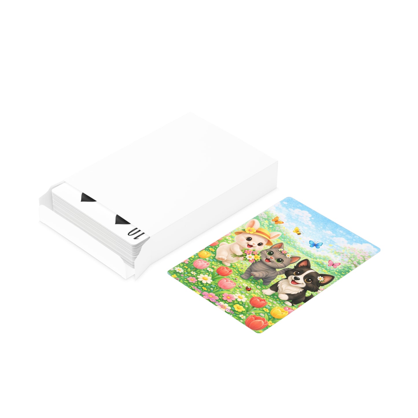 Nikita, Maggie & Shelby Lente Speelkaarten – Fleurig Pokerdeck met Dieren & Bloemen