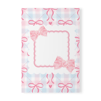 Kawaii Strikjes A5 Notitieboek – Pastel Roze – Gelinieerd – 150 Pagina's