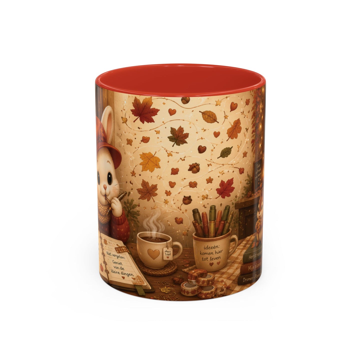 Maggie Cozy Café Herfst Mok 330 ml | Keramische Koffie- en Theemok | Creatieve Aap Herfst Collectie 2026