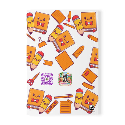 Kawaii Notes A5 Notitieboek – Schattige Schoolspullen – Gelinieerd – 150 Pagina's